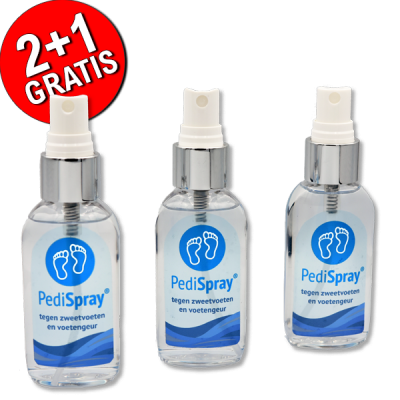 Pedi-Spray® 2+1 Gratis - voetspray tegen overmatige zweetvoeten